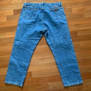 Wrangler 40x30 1031MWZGK Jeans‎ Blue Regular Fit Straight Leg Western Denim